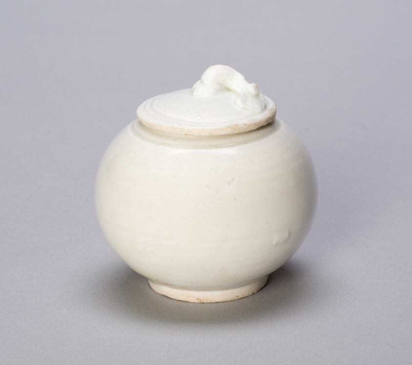 蓋付球形壺