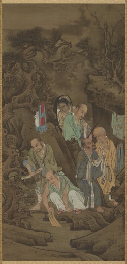 罗汉洗濯图
