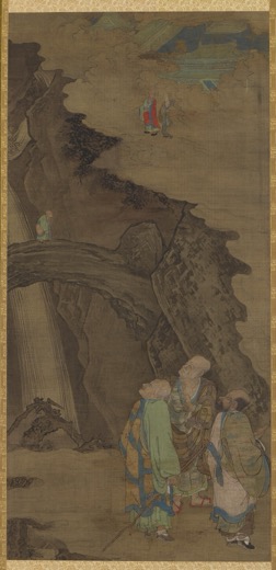 天台石桥图